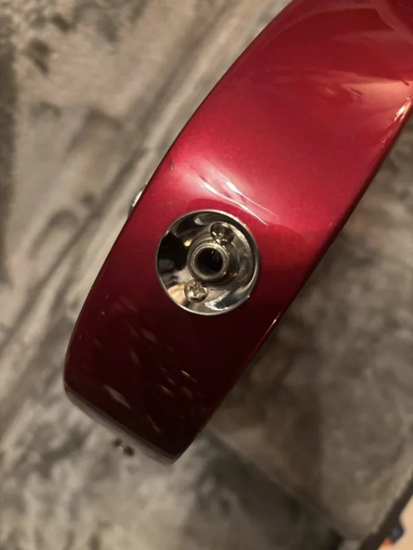 Guitar detail after expert maintenance by The Axe Forge, Gateshead